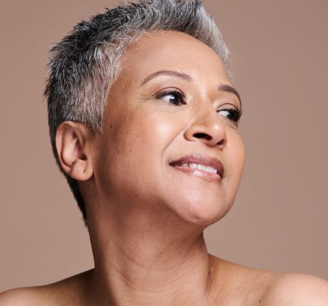 Beautiful woman with nice skin after BBL
