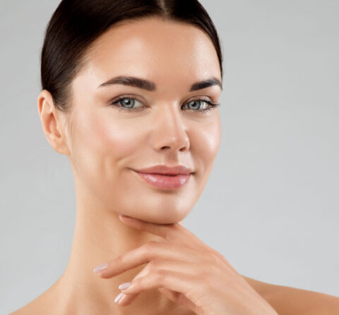 woman with clear skin after using RHA fillers