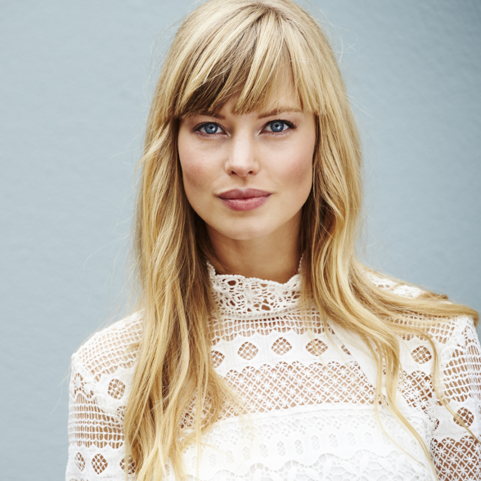 woman with dermal fillers.