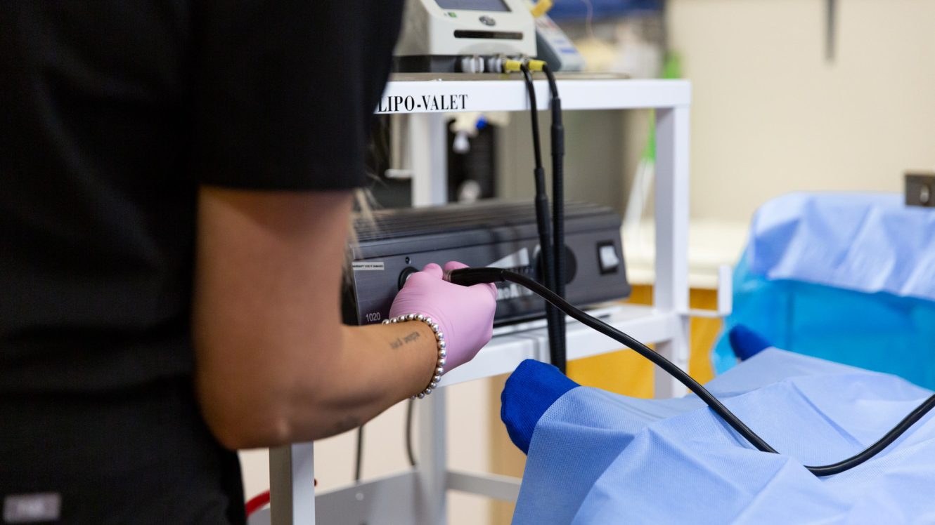 Liposuction procedure room