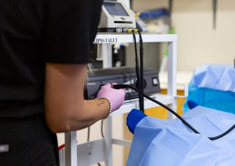Liposuction procedure room