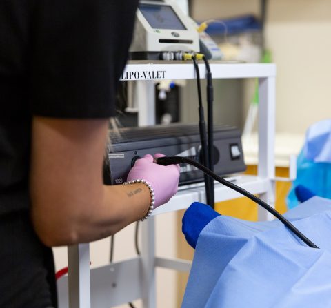 Liposuction procedure room