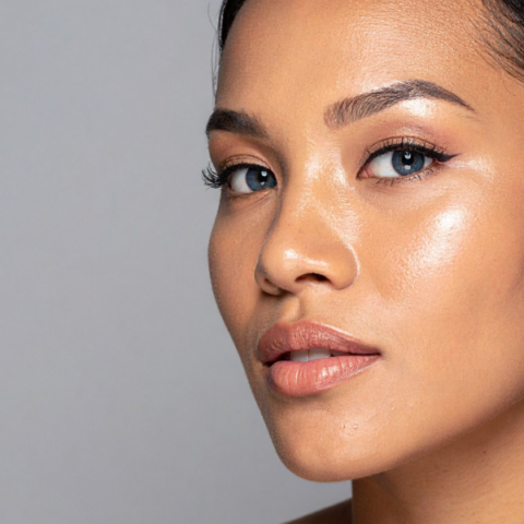 Masseter Botox treatment result showing a smooth, contoured jawline and relaxed facial profile.